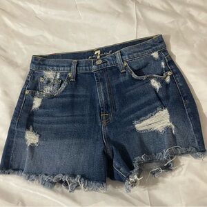 7 For All Mankind Demin shorts Sz 26